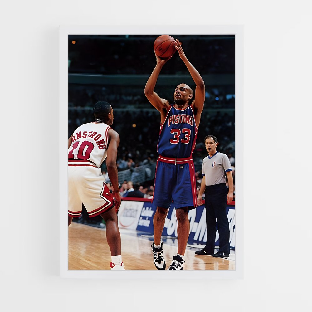 Poster Le Dunk de Grant – affiche Basketball (vue 3)